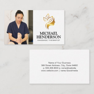 Massagetherapeut Voetmassagetherapie Visitekaartje