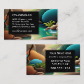 Massagetherapeut Wellness Professional Executive Visitekaartje (Voorkant / Achterkant)