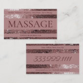 Massagetherapeut Zweedse prenatale lichaamsgenezin Visitekaartje (Voorkant / Achterkant)