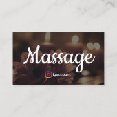 Massagetherapeuten Massage Therapie Reiki Visitekaartje (Achterkant)