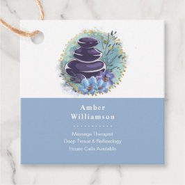 Massagetherapeutische Salon Spa Stylist Zen Steenz Bedankjes Labels