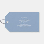 Massagetherapeutische Salon Spa Stylist Zen Stone Cadeaulabel (Achterkant Horizontaal)