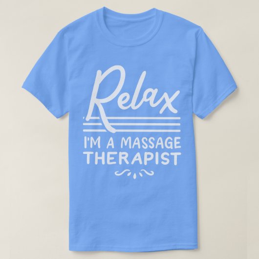 Massagetherapie 1 t-shirt (Design voorkant)