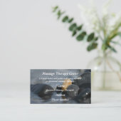Massagetherapie #2 visitekaartje (Staand voorkant)