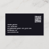 Massagetherapie aangepaste QR Visitekaartje (Achterkant)