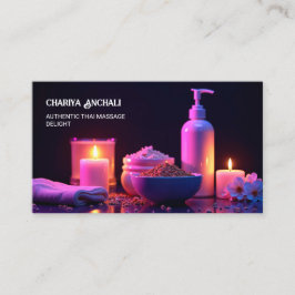 Massagetherapie aangepaste QR Visitekaartje