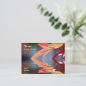 Massagetherapie... Afsprakenkaartje (Staand voorkant)