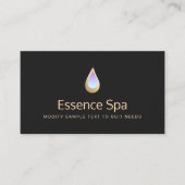 Massagetherapie Aromatherapie Spa Visitekaartje (Voorkant)