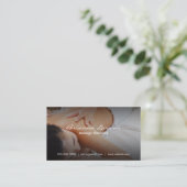 Massagetherapie | Back Massage Session Visitekaartje (Staand voorkant)