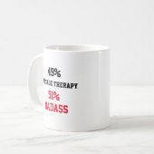 Massagetherapie Badass Koffiemok (Voorkant links)