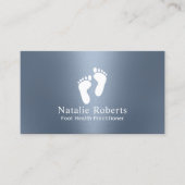 Massagetherapie bij voetgangers Moderne Stusty Blu Visitekaartje (Voorkant)