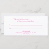 Massagetherapie Cadeaubon Lotus Bloem (Achterkant)