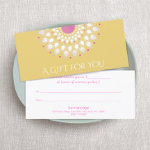 Massagetherapie Cadeaubon Lotus Bloem