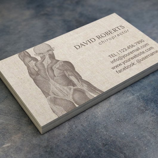 Massagetherapie Chiropractor Elegant Appointment Afsprakenkaartje