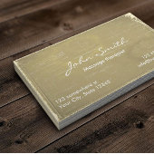 Massagetherapie Chiropractor Salon Spa  Visitekaartje