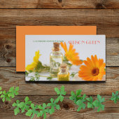 Massagetherapie Daisy Essentiële Olie Aromatherapi Visitekaartje