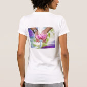 Massagetherapie door Kristina T-shirt (Achterkant)