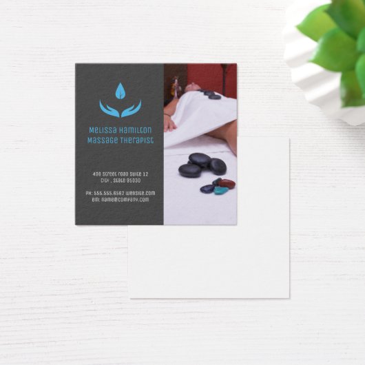 Massagetherapie | Eigenaar van Spa Vierkante Visitekaartjes (Bureau)