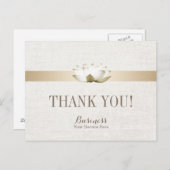 Massagetherapie Elegant Lotus Salon SPA Dank u wel Briefkaart (Voorkant / Achterkant)