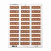 Massagetherapie Etiket (Full Sheet)