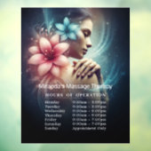Massagetherapie Genezende Handen Energie Openingst Raamsticker (Vel 3)