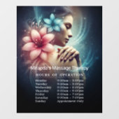 Massagetherapie Genezende Handen Energie Openingst Raamsticker (Vel)