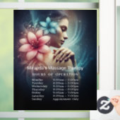 Massagetherapie Genezende Handen Energie Openingst Raamsticker (Huis)