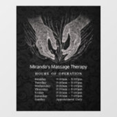 Massagetherapie Genezende Handen Energie Openingsu Raamsticker (Vel)