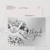 Massagetherapie Genezende Handen Energie Spa Welzi Briefkaart (Voorkant / Achterkant)