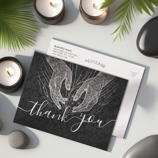 Massagetherapie Genezende Handen Energie Spa Welzi Briefkaart