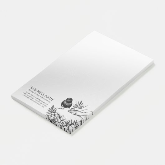 Massagetherapie Genezende Handen Energie Spa Welzi Post-it® Notes (Schuin)