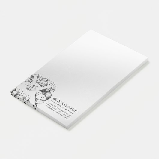 Massagetherapie Genezende Handen Energie Spa Welzi Post-it® Notes (Schuin)