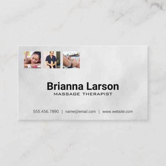 Massagetherapie | Gezondheidswerkers Visitekaartje (Voorkant)