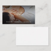 Massagetherapie | Gezondheidszorg Visitekaartje (Voorkant / Achterkant)