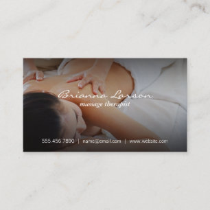 Massagetherapie Gezondheidszorg Visitekaartje