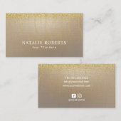 Massagetherapie  Glitter Vein Spa Visitekaartje (Voorkant / Achterkant)