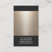 Massagetherapie Gold Reiki Energy Healing SPA Visitekaartje (Achterkant)