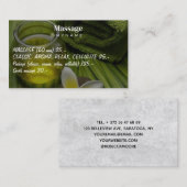 Massagetherapie Handen botanische sanitaire spa Visitekaartje (Voorkant / Achterkant)