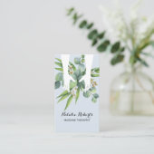 Massagetherapie Handen botanische sanitaire spa Visitekaartje (Staand voorkant)