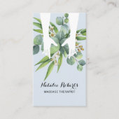 Massagetherapie Handen botanische sanitaire spa Visitekaartje (Voorkant)