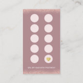 Massagetherapie Handen en Lotus Flower Spa Klantenkaartje (Achterkant)