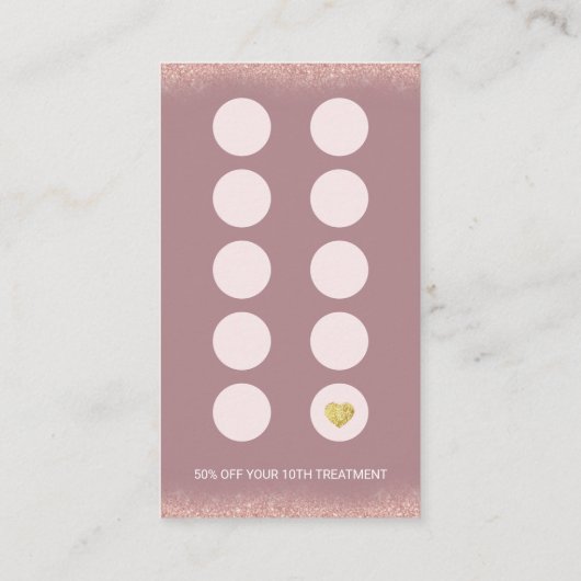 Massagetherapie Handen en Lotus Flower Spa Klantenkaartje (Achterkant)