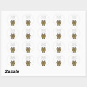 Massagetherapie Handen Promotioneel Ronde Sticker (Vel)
