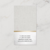 Massagetherapie Hands Silver Linen Spa Visitekaartje (Achterkant)