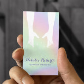 Massagetherapie Hands Spa Holographic Visitekaartje