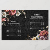 Massagetherapie Healing Handen Prijs Bifold Flyer (Achterkant)