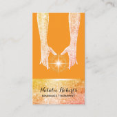 Massagetherapie Healing Hands Energy Spa Visitekaartje (Voorkant)