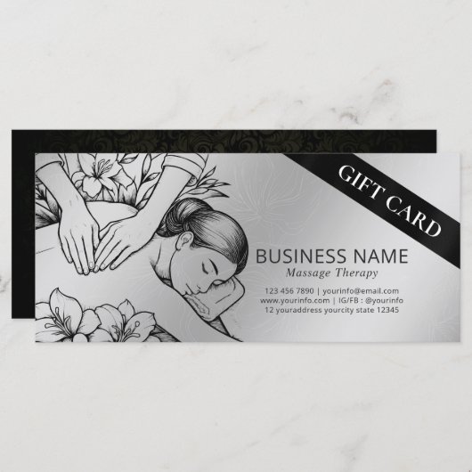 Massagetherapie Healing Hands Energy Spa Wellness (Voorkant / Achterkant)