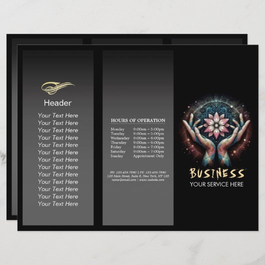 Massagetherapie Healing Hands Energy Spa Wellness (Voorkant / Achterkant)