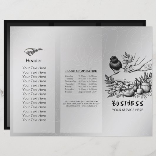 Massagetherapie Healing Hands Energy Spa Wellness (Voorkant / Achterkant)